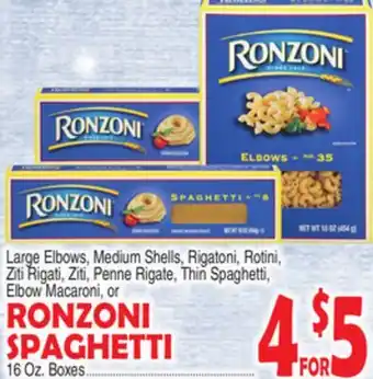 Bravo Supermarkets Ronzoni spaghetti offer
