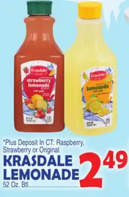 Bravo Supermarkets Krasdale lemonade offer