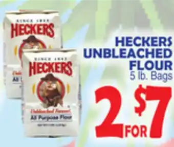 Bravo Supermarkets Heckers unbleached flour offer
