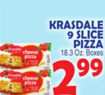 Bravo Supermarkets Krasdale 9 slice pizza offer