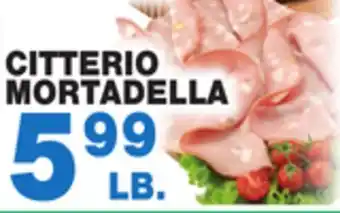 Bravo Supermarkets Citterio mortadella offer