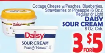 Bravo Supermarkets Daisy sour cream 8 oz. cntr offer
