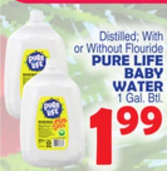 Bravo Supermarkets Pure life baby water offer