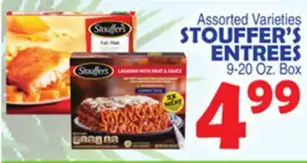 Bravo Supermarkets Stouffer's entrees offer
