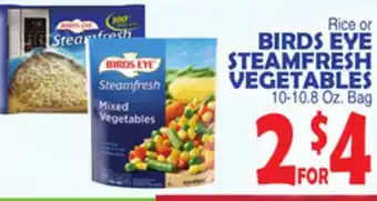 Bravo Supermarkets Birds eye steamfresh vegetables offer