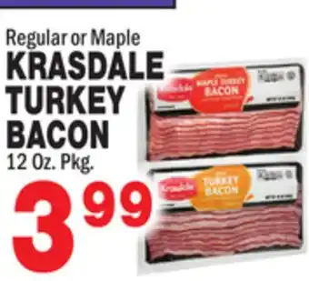 Bravo Supermarkets Krasdale turkey bacon offer