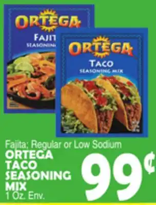 Bravo Supermarkets Ortega taco seasoning mix offer