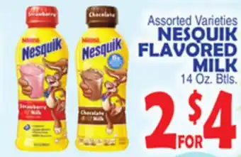 Bravo Supermarkets Nesquik flavored milk offer