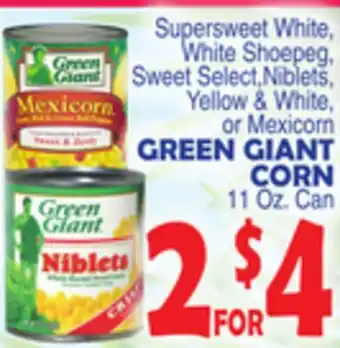 Bravo Supermarkets Green giant corn offer