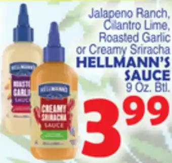 Bravo Supermarkets Hellmann's sauce offer