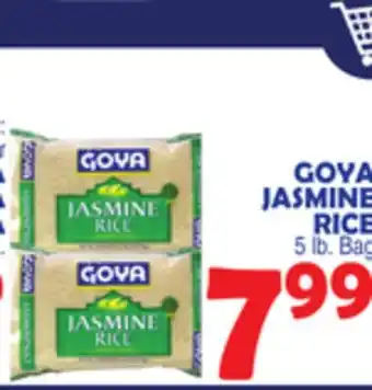 Bravo Supermarkets Goya jasmine rice offer