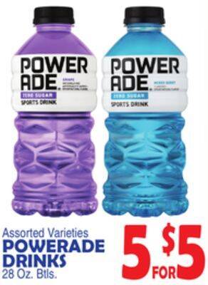 Bravo Supermarkets Powerade drinks offer