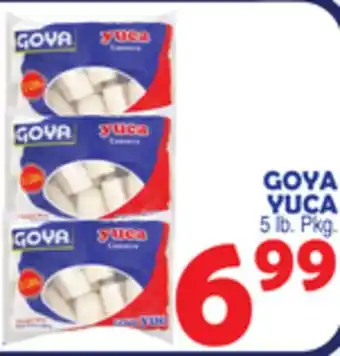 Bravo Supermarkets Goya yuca offer