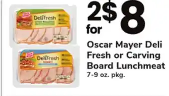 ACME Oscar mayer deli fresh or carving board lunchmeat offer