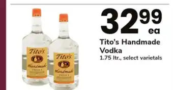 ACME Tito's handmade vodka offer