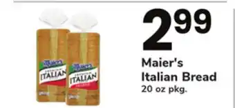 ACME Maier's italian bread offer