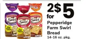 ACME Pepperidge farm swirl bread offer