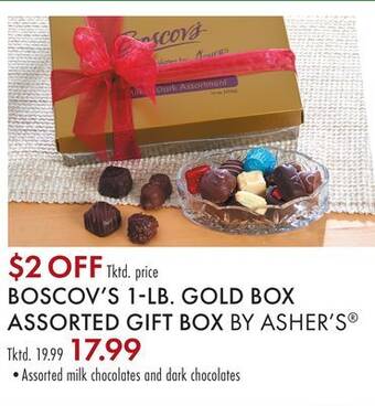 Boscov's Boscov's 1-lb. gold box gift box offer