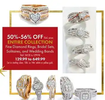 Boscov's Fine diamond rings, bridal sets, solitaires, and wedding bands offer