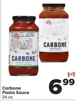Weis Markets Carbone pasta sauce offer