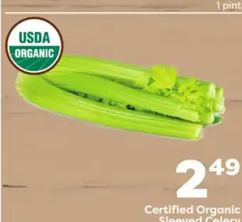 Weis Markets Certified organic sleeved celery offer