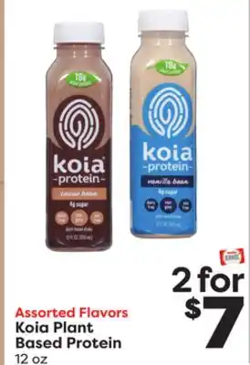 Weis Markets Assorted flavors koia plant based protein offer