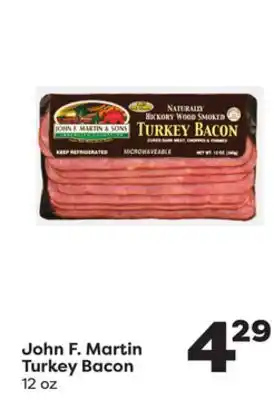 Weis Markets John f. martin turkey bacon offer