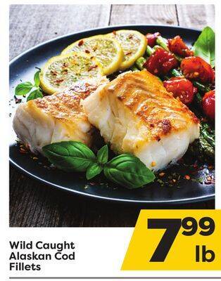 Weis Markets Wild caught alaskan cod fillets offer