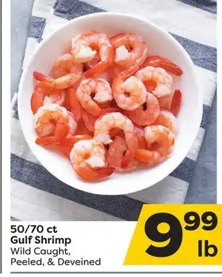 Weis Markets 50/70 ct gulf shrimp offer