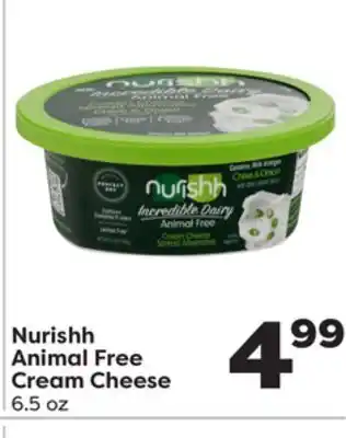Weis Markets Nurishh animal free cream cheese offer