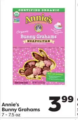 Weis Markets Annie's bunny grahams offer