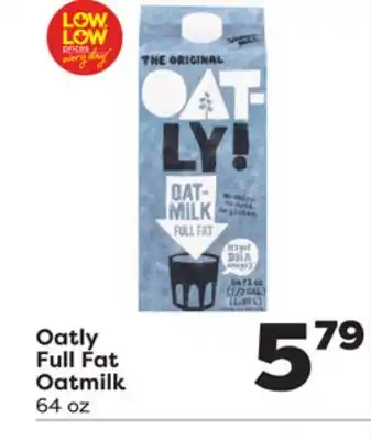Weis Markets Oatly full fat oatmilk offer
