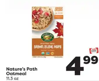 Weis Markets Nature's path oatmeal offer