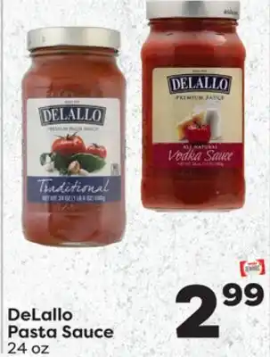 Weis Markets Delallo pasta sauce offer