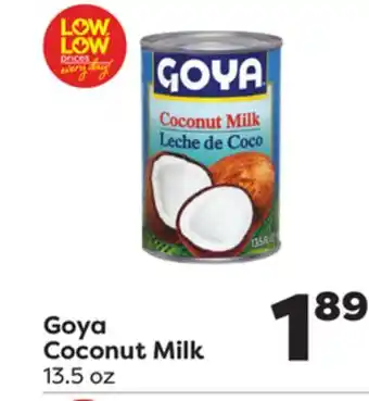 Weis Markets Goya coconut milk offer