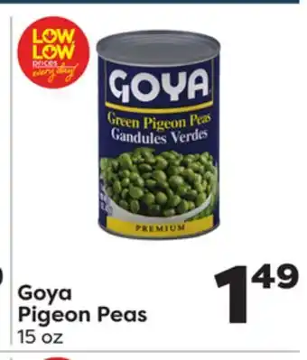 Weis Markets Goya pigeon peas offer