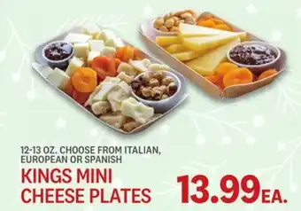 Kings Food Markets Kings mini cheese plates offer
