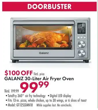 Boscov's Galanz 30-liter air fryer oven offer