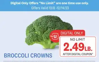 Kings Food Markets Broccoli crowns offer