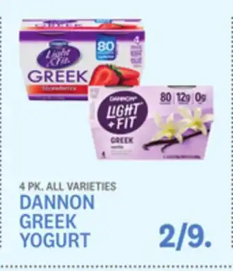 Kings Food Markets Dannon greek yogurt offer