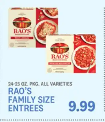 Kings Food Markets Rao's family size entrees offer