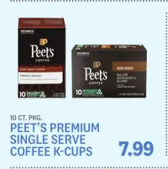 Kings Food Markets Peet's premium single serve coffee k-cups offer