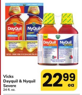 ACME Vicks dayquil & nyquil severe offer