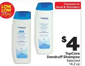 Weis Markets Topcare dandruff shampoo offer