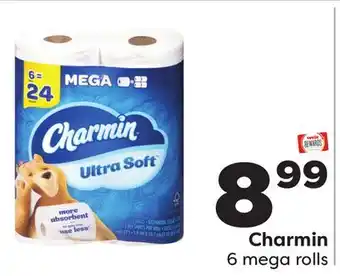 Weis Markets Charmin 6 mega rolls offer