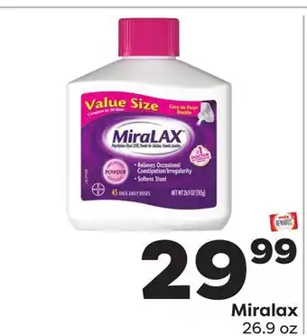 Weis Markets Miralax offer