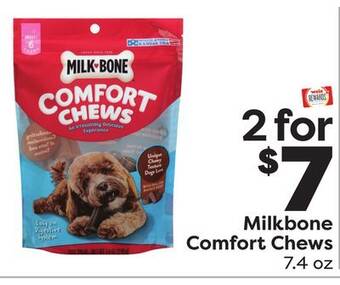 Weis Markets Milkbone comfort chews offer