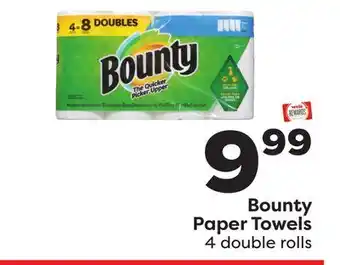Weis Markets Bounty paper towels offer