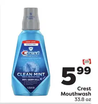 Weis Markets Crest mouthwash offer