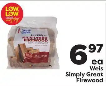 Weis Markets Weis simply great firewood offer